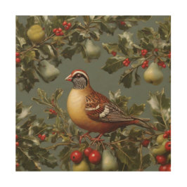 ナシの木の中のパラッジ ウッドウォールアート