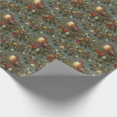 ナシの木の中のパラッジ ラッピングペーパー (角)