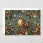 ナシの木の中のパラッジ 招待状 (正面/裏面)