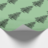 ナシの木の中の小枝 ラッピングペーパー (角)