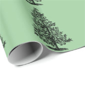 ナシの木の中の小枝 ラッピングペーパー (ロールコーナー)