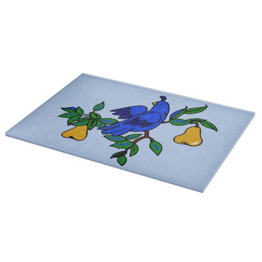 ナシの木の切り取り板の上のパラッジ カッティングボード (角)