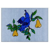 ナシの木の切り取り板の上のパラッジ カッティングボード (正面)