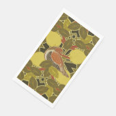 ナシの木の客用タオルに入れたパトリッジ (コーナー)