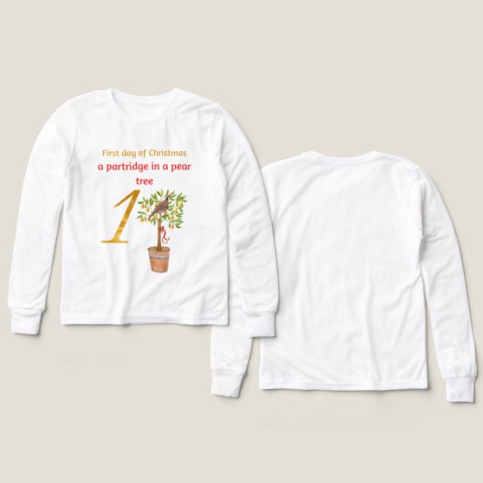 ナシの木の小枝 (デザイン 正面＆背面)