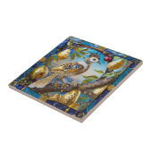 ナシの木の小枝 タイル (側面)