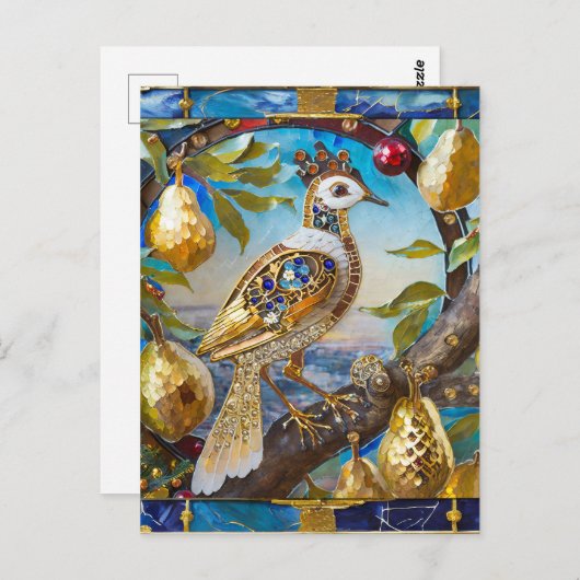 ナシの木の小枝 ポストカード (正面/裏面)