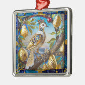 ナシの木の小枝 メタルオーナメント (左)