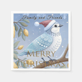 ナシの木の紙のナプキンに入ったパトリッジ スタンダードカクテルナプキン