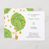 ナシの木広場 ブライダルシャワーの招待状 招待状 (正面/裏面)