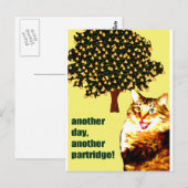 ナシの木 ポストカード (正面/裏面)