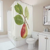 ナシの枝(Pyrus Communis)(1893)小 シャワーカーテン (インサイチュ)