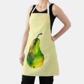 ナシの水色のグリーンフルーツ エプロン (インサイチュ)