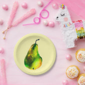 ナシの水色のグリーンフルーツ ペーパープレート (パーティー)