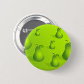 ナシの背景 缶バッジ (正面&裏面)