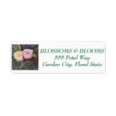 ナシの花 ラベル (正面)