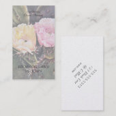 ナシの花 名刺 (正面/裏面)