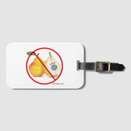 ナシの荷物のラベルを持つジョーカー無し ラゲッジタグ
