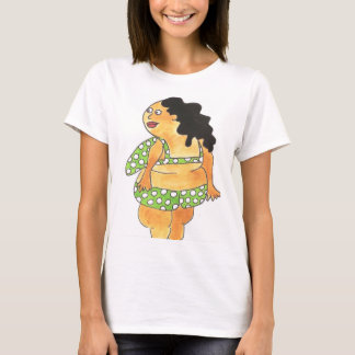 ナシのChubの女性のTシャツ、短い袖 Tシャツ