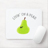 ナシのLivin マウスパッド (マウス)