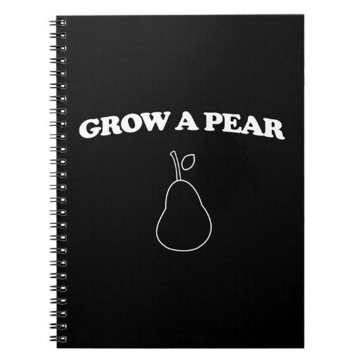 ナシを育てて下さい ノートブック (正面)