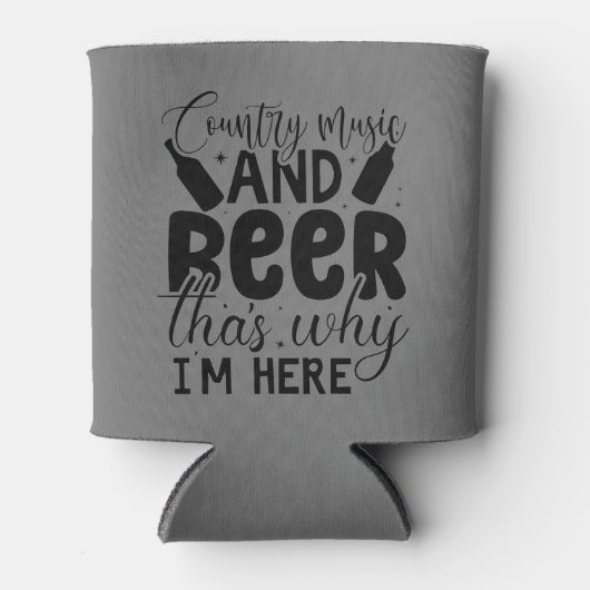 ナシェロレット「カントリー・ミュージック・アンド・ビール」クーラーボックス 缶クーラー (正面)