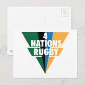 ナシオネズラグビー4 ポストカード (正面/裏面)