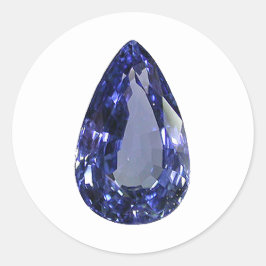 ナシカットのサファイア ラウンドシール
