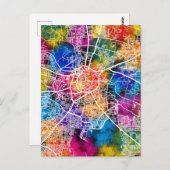 ナシクマハラシュトラシティの地図 ポストカード (正面/裏面)