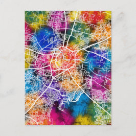 ナシクマハラシュトラシティの地図 ポストカード