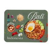 ナシゴレンマグネットの風味を味わう マグネット (横)