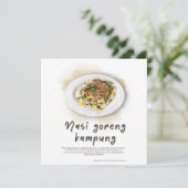 ナシゴレン炒め米マレーシア シーズンカード (スタンド正面)