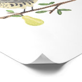 ナシツリーアートプリント ポスター (角)