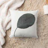 ナシツリーグレーリーフテクスチャクッション装飾用クッション クッション (ブランケット)