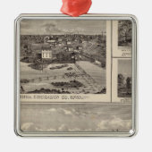 ナシュアの農場および住宅 メタルオーナメント (正面)