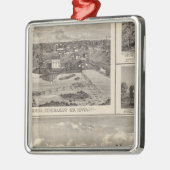 ナシュアの農場および住宅 メタルオーナメント (左)