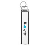 ナシュアハビタットロゴキーチェーン リストバンドキーホルダー (鍵トップ)