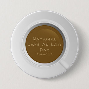 ナショナルカフェオーレイトデイ 缶バッジ