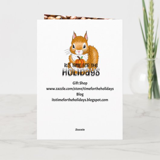 ナショナルカボチャの種子の日 – 10月の第1水曜日 カード (裏面)