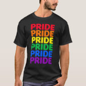 ナショナルゲイプライドマーチヴィンテージレインボーLgbt Equa Tシャツ (正面)