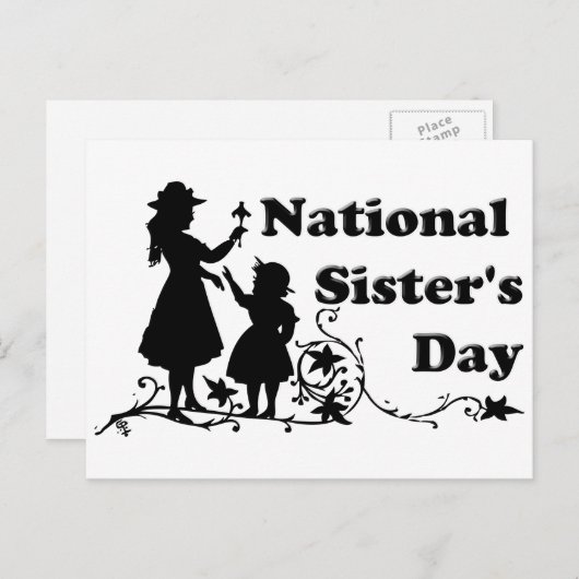 ナショナルシスターの日 ポストカード (正面/裏面)