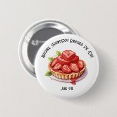 ナショナルストロベリールバーブパイデイカスタム 缶バッジ (正面&裏面)