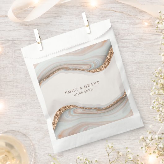 ナショナルストーンアゲート大理石 フェイバーバッグ (クリップ留めされた状態)