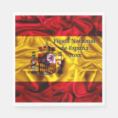 ナショナルスペインのデー、スペインのヒスパニック・デー。 スタンダードランチョンナプキン (正面)