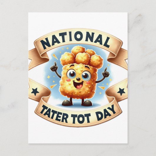 ナショナルタートートーデイポストクロッシング ポストカード (正面)