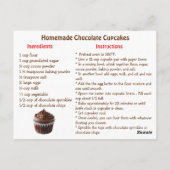 ナショナルチョコレートカップケーキの日 カード (裏面)