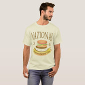 ナショナルチーズバーガーの日サインTシャツ Tシャツ (正面フル)
