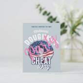 ナショナルドーナツチートデイパーティの招待状 ポストカード (スタンド正面)