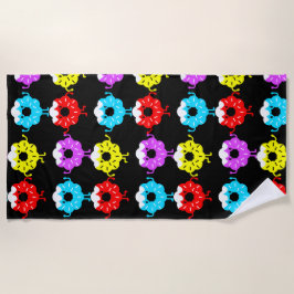 ナショナルドーナツデイドーナツ ビーチタオル