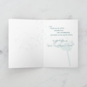 ナショナルナースプラクティショナースウィークとDandelion サンキューカード (内部)